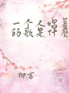 一个人唱着孤单的歌是什么歌