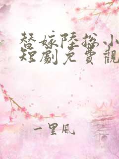 替嫁陆总小宠妻短剧免费观看