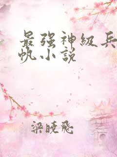 最强神级兵王杨帆小说