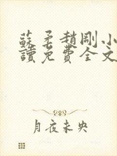 苏柔赵刚小说阅读免费全文最新章节