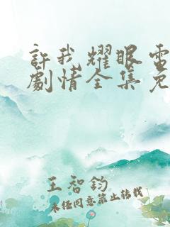 许我耀眼电视剧剧情全集免费观看