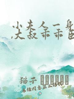 小夫人一身反骨,大叔乖乖臣服网络小说