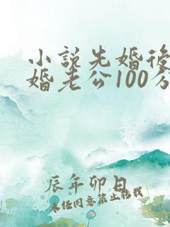 小说先婚后爱闪婚老公100分最新章节