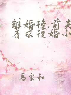 离婚后,前夫哭着求复婚小说全文阅读免费