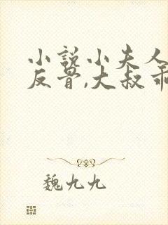 小说小夫人一身反骨,大叔乖乖臣服小说