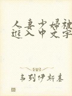 人妻少妇被猛烈进入中文字幕3p