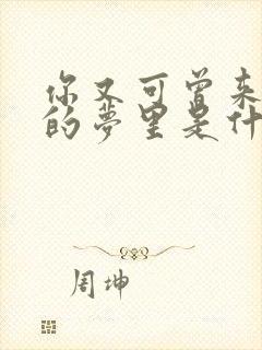 你又可曾来过我的梦里是什么歌词