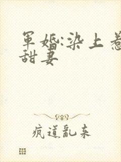 军婚:染上惹火甜妻