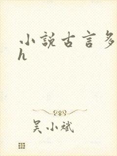 小说古言多花样h