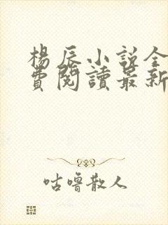 杨辰小说全文免费阅读最新章节