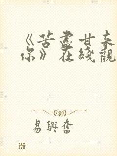 《苦尽甘来遇见你》在线观看