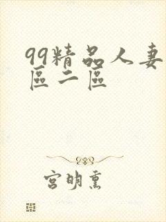 99精品人妻一区二区