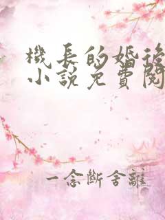 机长的婚后日常小说免费阅读