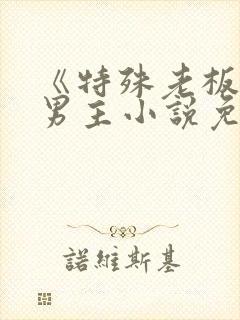 《特殊老板》双男主小说免费阅读