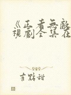 《正者无敌》电视剧全集在线观看