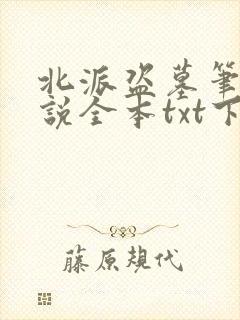 北派盗墓笔记小说全本txt下载