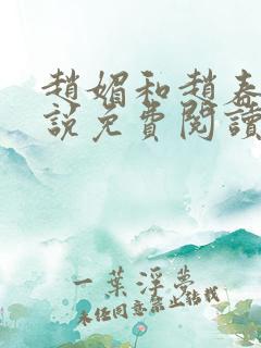 赵媚和赵春城小说免费阅读