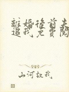 离婚后前夫总是追我免费阅读