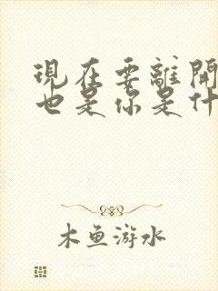 现在要离开的人也是你是什么歌