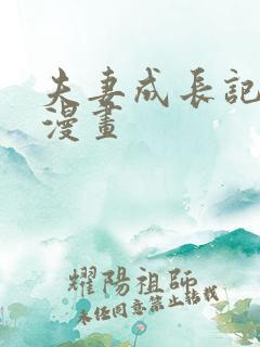 夫妻成长记日记漫画