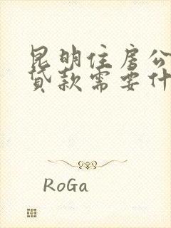 昆明住房公积金贷款需要什么条件