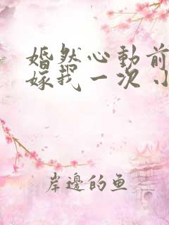 婚然心动前妻再嫁我一次 小说