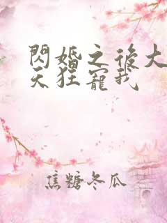 闪婚之后大叔每天狂宠我