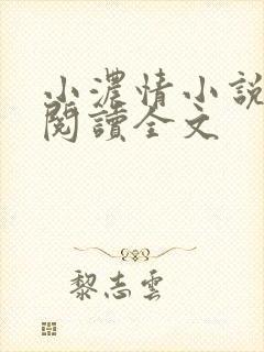 小浓情小说免费阅读全文