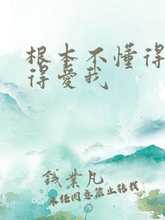 根本不懂得不懂得爱我