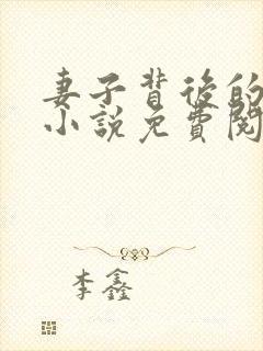 妻子背后的秘密小说免费阅读