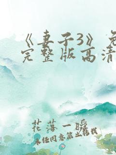 《妻子3》免费完整版高清韩剧在线观