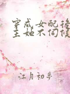 穿成女配后,公主她不伺候了全集