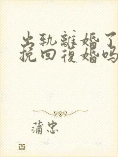 出轨离婚了还能挽回复婚吗