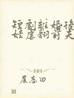 短剧离婚后我带娃虐翻前夫家免费观看