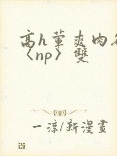 高h荤爽肉欲文〈np〉双