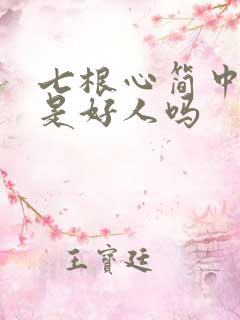 七根心简中红姨是好人吗