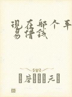 现在哪个平台容易借钱