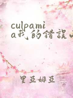 culpamia我的错误西班牙电视剧免费