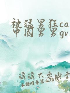 被猛男狂cao中国男男gv