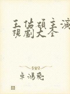 王佑硕主演的电视剧大全