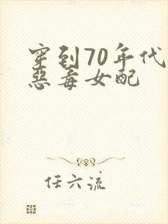 穿到70年代成恶毒女配