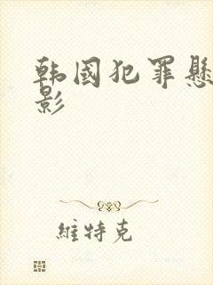 韩国犯罪悬疑电影