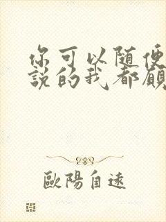 你可以随便的你说的我都愿意去歌词