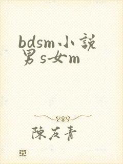 bdsm小说 男s女m