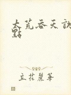 太荒吞天诀 起点