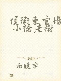 侯卫东官场笔记 小桥老树