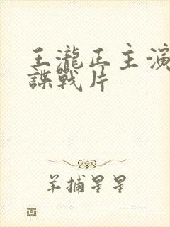 王泷正主演全部谍战片