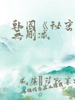 韩国《秘密爱》无删减