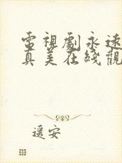 电视剧永远恋爱真美在线观看