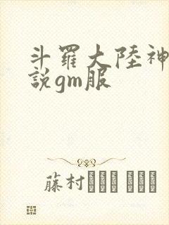斗罗大陆神界传说gm服